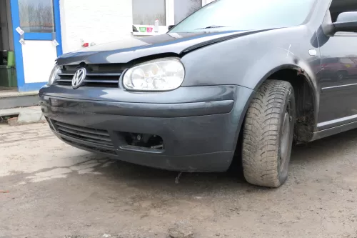 VW Golf 4 1J Stoßstange vorne Stoßfänger vorn grau LC7V Frontstoßstange (166099)