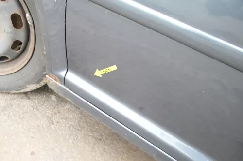 VW Golf 4 Bora Tür vorne links Fahrertür 4/5-Türer Kombi Variant grau blue LC7V (166103)