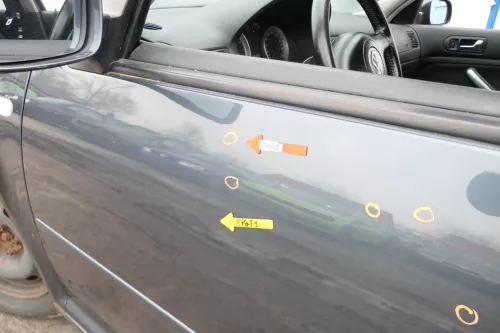 VW Golf 4 Bora Tür vorne links Fahrertür 4/5-Türer Kombi Variant grau blue LC7V (166103)