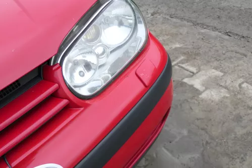 VW Golf 4 Stoßstange vorne Frontstoßstange Stoßfänger rot LY3D SWR (166130)