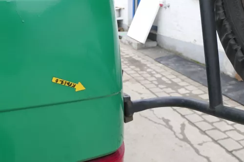 VW T4 Transporter Heckklappe Klappe hinten Kofferraumklappe grün Polizei Scheibe (166178)