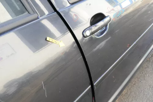 VW Golf 4 Bora Tür hinten rechts nur Kombi / Variant schwarz LC9Z -ohne Anbautei (166214)