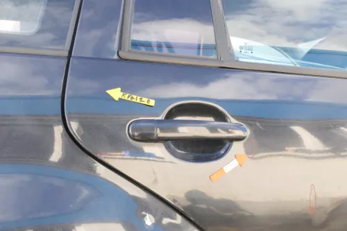 VW Golf 4 Bora Tür hinten rechts nur Kombi / Variant schwarz LC9Z -ohne Anbautei (166214)