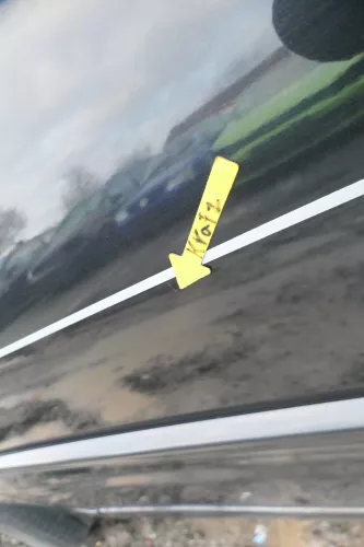 VW Polo Variant Kombi 6Kv oder Caddy 9Kv Tür vorne links schwarz LC9Z (166306)