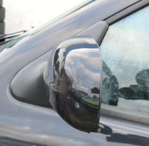 Polo Kombi mechanischer Spiegel vorne links Außenspiegel schwarz LC9Z abBj.1999 (166310)