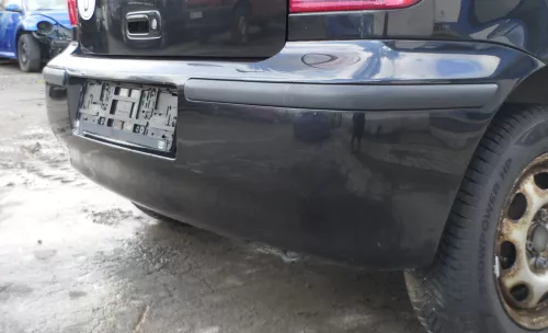 VW Polo 6N2 Stoßstange hinten Heckstoßstange Stoßfänger schwarz LC9Z (166336)