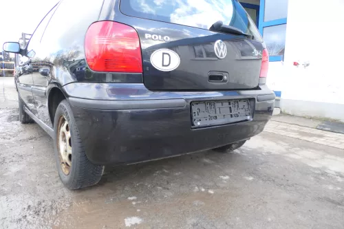 VW Polo 6N2 Stoßstange hinten Heckstoßstange Stoßfänger schwarz LC9Z (166336)