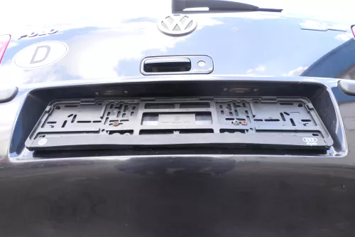 VW Polo 6N2 Stoßstange hinten Heckstoßstange Stoßfänger schwarz LC9Z (166336)