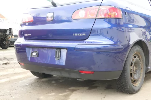 Seat Ibiza 6L Stoßstange Heckstoßstange hinten blau LS5S (166354)