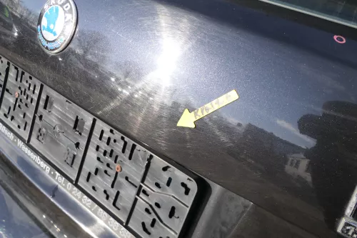 Skoda Fabia 6Y6 Schrägheck Heckklappe Kofferraumklappe hinten schwarz LF9R (166389)