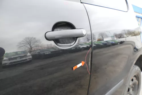 VW Fox 5Z Tür vorne links Fahrertür schwarz LC9Z (166410)