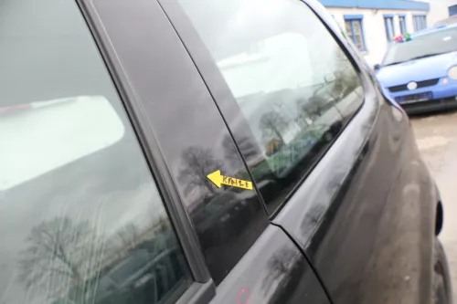 VW Fox 5Z Tür vorne links Fahrertür schwarz LC9Z (166410)