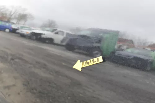 VW Fox 5Z Tür vorne links Fahrertür schwarz LC9Z (166410)