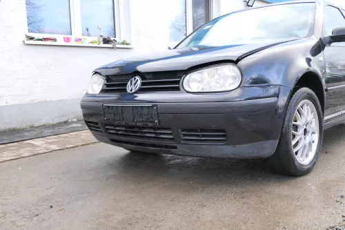 VW Golf 4 1J Stoßstange vorne Stoßfänger vorn schwarz LC9Z Frontstoßstange (166430)