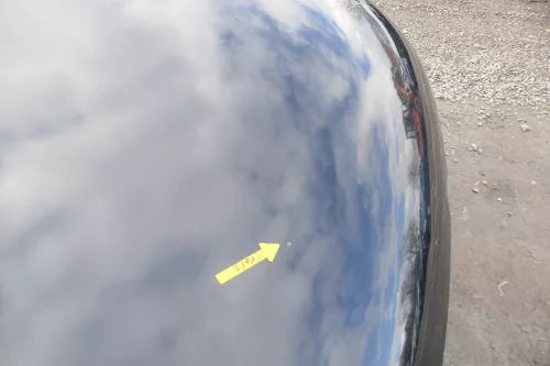 VW Fox 5Z Motorhaube Klappe vorn vorne schwarz L041 uni Haube (166446)