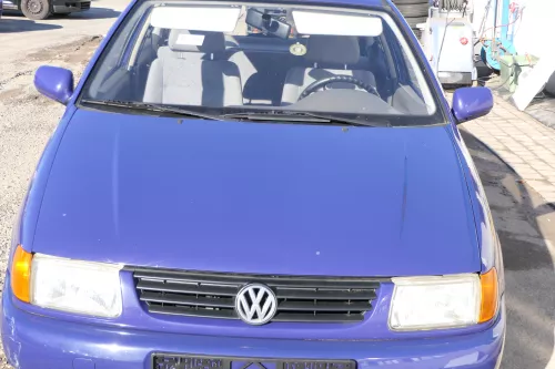 VW Polo 6N Motorhaube Frontklappe Haube vorne Klappe blau LD5D
