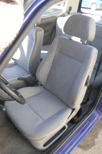 VW Polo 6N 6N2 Seat Ibiza 6K Golf 3 Sitz vorne links Fahrersitz 2/3-Türer grau