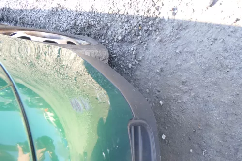 VW Lupo 6x Stoßstange vorne Frontstoßstange Stoßfänger grün LA6N (166505)