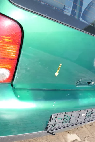 VW Lupo 6X Heckklappe Klappe Kofferraumklappe Scheibe grün LA6N (166508)