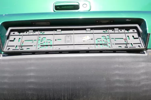 VW Lupo Stoßstange hinten Heckstoßstange Stoßfänger grün LA6N (166509)