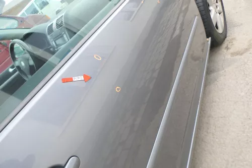 VW Golf 5 V 1K Tür Türblatt vorne rechts Beifahrertür 2/3-Türer grau LA7T (166521)