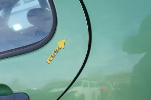 VW Golf 4 Limousine Tür hinten links grün LA6P (KEINkombi) (166547)