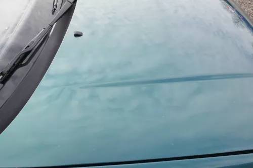 VW Polo 6N Motorhaube Klappe vorn vorne grün LC6P (166607)