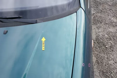 VW Polo 6N Motorhaube Klappe vorn vorne grün LC6P (166607)