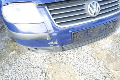 VW Passat 3BG Stoßstange vorne Frontstoßstange Stoßfänger blau LA5E (166640)