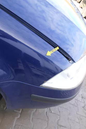 VW Passat 3BG 3B6 Kotflügel vorne rechts blau LA5E (Blinkerloch) (166641)