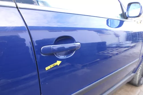 VW Passat 3B 3BG Kombi + Limo Tür vorne rechts Beifahrertür blau LA5E (166642)