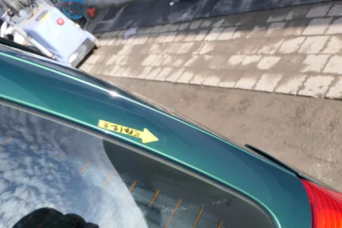 VW Lupo 6X Heckklappe Klappe Kofferraumklappe Scheibe grün LA6N (166671)