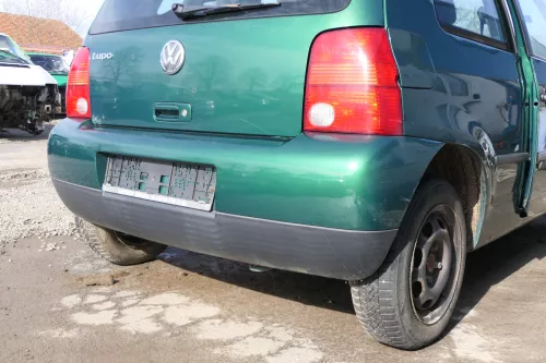 VW Lupo Stoßstange hinten Heckstoßstange Stoßfänger grün LA6N (166672)