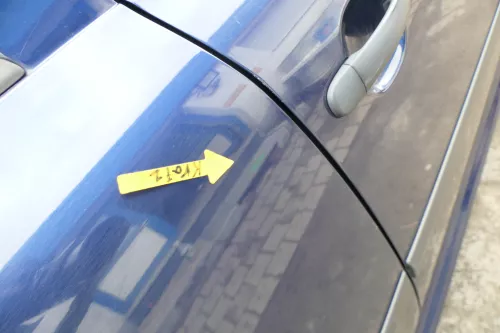 Skoda Octavia 1U5 Combi Kombi Variant Tür hinten rechts blau 9460 LF5U (166695)