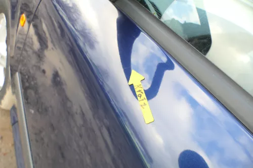 Skoda Octavia 1U Kombi + Limo Tür vorne links Fahrertür blau LF5U 9460 ohne Anba (166697)