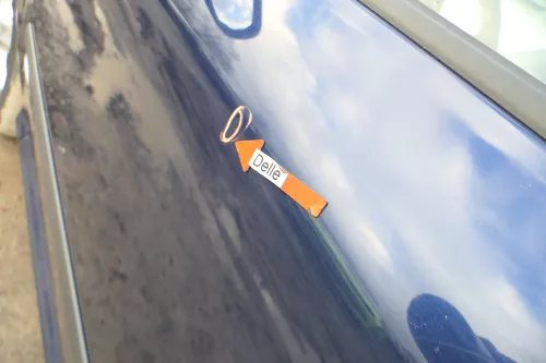 Skoda Octavia 1U Kombi + Limo Tür vorne links Fahrertür blau LF5U 9460 ohne Anba (166697)