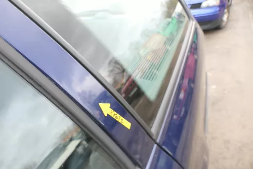 Skoda Octavia 1U5 Combi Kombi Variant Tür hinten links blau LF5U 9460 (166698)