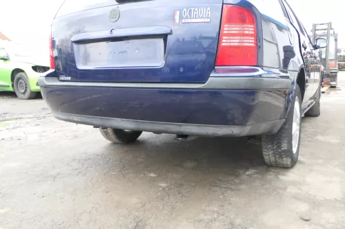 Skoda Octavia 1U Kombi Combi Stoßstange hinten Heckstoßstange blau LF5U 9460 (166701)
