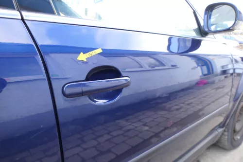 VW Passat 3B 3BG Kombi + Limo Tür vorne rechts Beifahrertür blau LD5Q (166747)