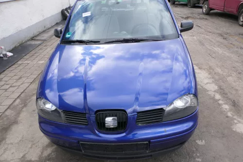 Seat Arosa 6H Facelift Motorhaube Haube Klappe vorne blau LS5N