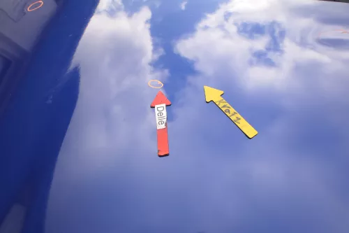 Seat Arosa 6H Facelift Motorhaube Haube Klappe vorne blau LS5N (166802)