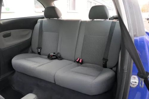 Seat Ibiza 6L Rückbank Rücksitzbank Sitz Kopfstütze Sitzfläche grau (166844)