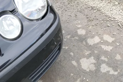 VW Polo 9N Stoßstange Frontstoßstange vorne schwarz LC9Z (166861)