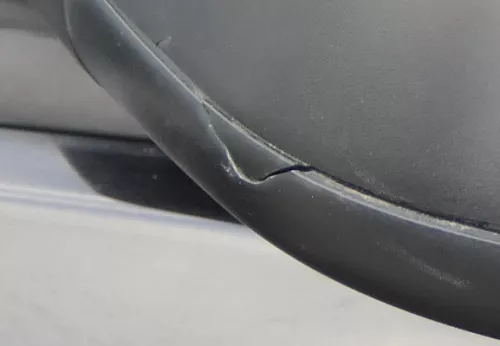 VW Polo 9N 9N3 manueller Spiegel Außenspiegel links vorne schwarz (166867)