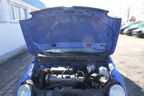 VW Lupo Motorhaube KLappe vorne blau LR5A (166880)