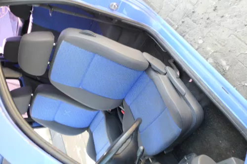 Arosa Lupo Sitz vorne links Fahrersitz Höhenverstellung schwarz blau (166892)