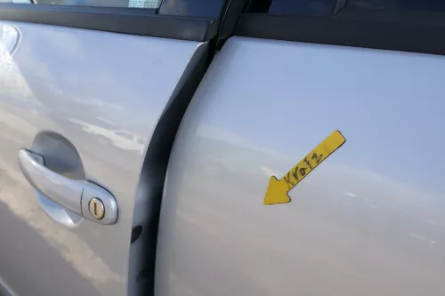 Passat 3B 3BG 3B6 Kombi Variant Tür hinten links silber grau LB7Z (166905)