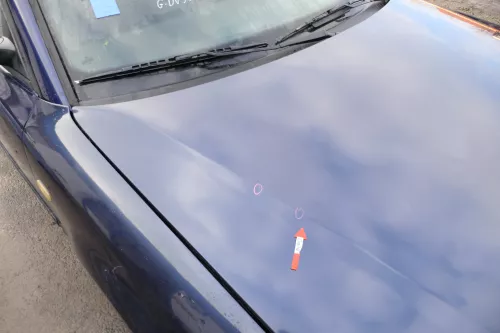 VW Passat 3B Motorhaube Klappe vorne vorn Haube blau LB5N (166917)