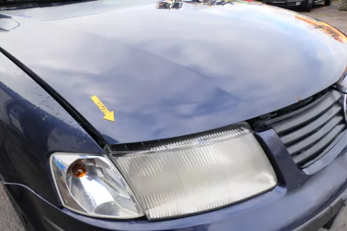 VW Passat 3B Motorhaube Klappe vorne vorn Haube blau LB5N (166917)