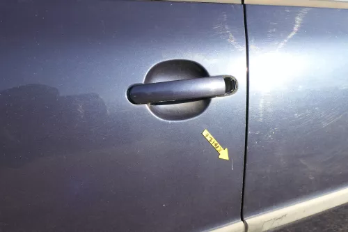 VW Passat 3B 3BG 3B6 Kombi + Limo Tür vorne links Fahrertür blau LN5Y ohneAnbaut (166940)